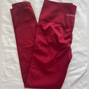 Alphalete amplify scarlet size medium